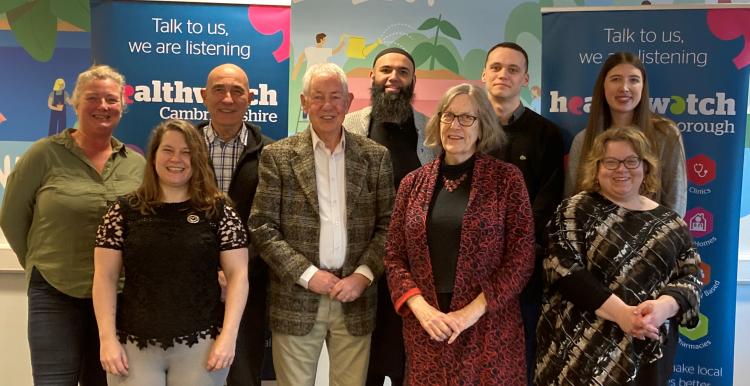 Members of the Healthwatch Board in February 2023. 