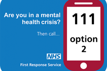 graphic of NHS 111 number