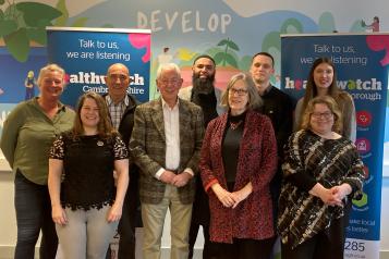 Members of the Healthwatch Board in February 2023. 