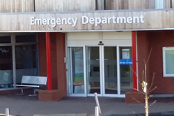 Picture shows Hinchingbrooke Emergency Department