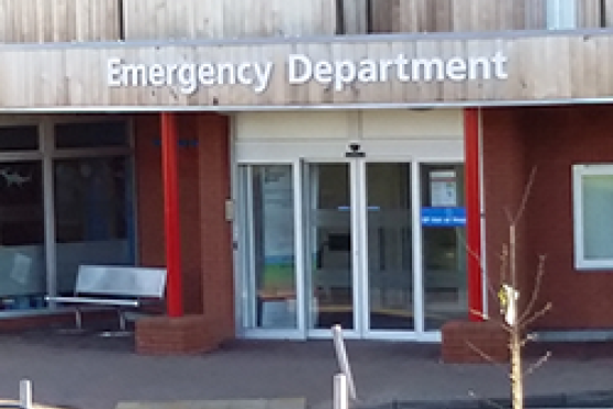 Picture shows Hinchingbrooke Emergency Department