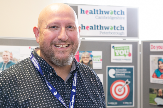 Meet our staff Healthwatch team member Graham Lewis